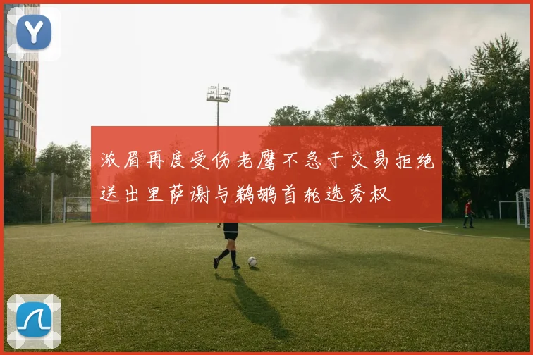 浓眉再度受伤老鹰不急于交易拒绝送出里萨谢与鹈鹕首轮选秀权